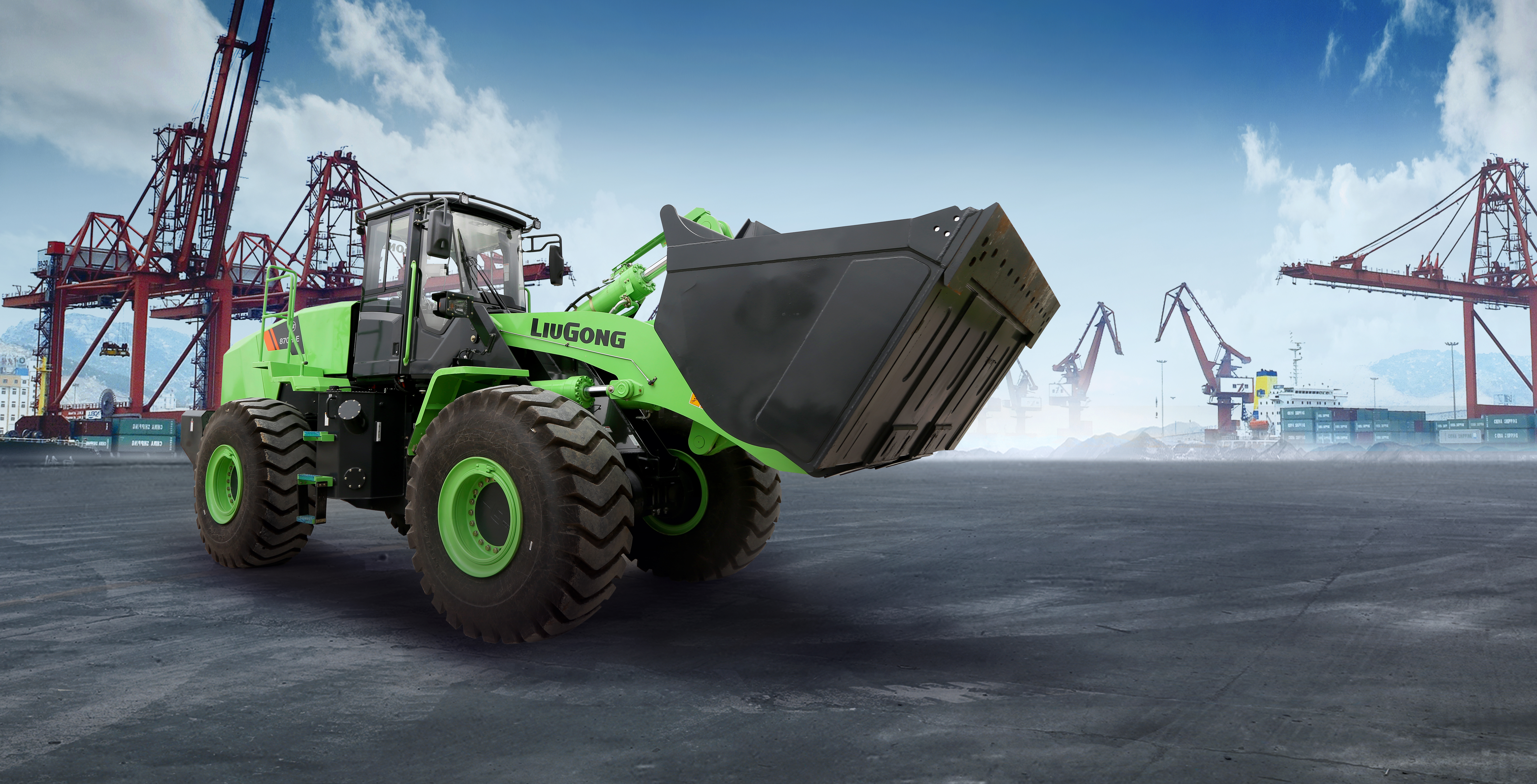 LiuGong estreia na Exposibram 2025 com o lançamento da pá carregadeira elétrica 870HE