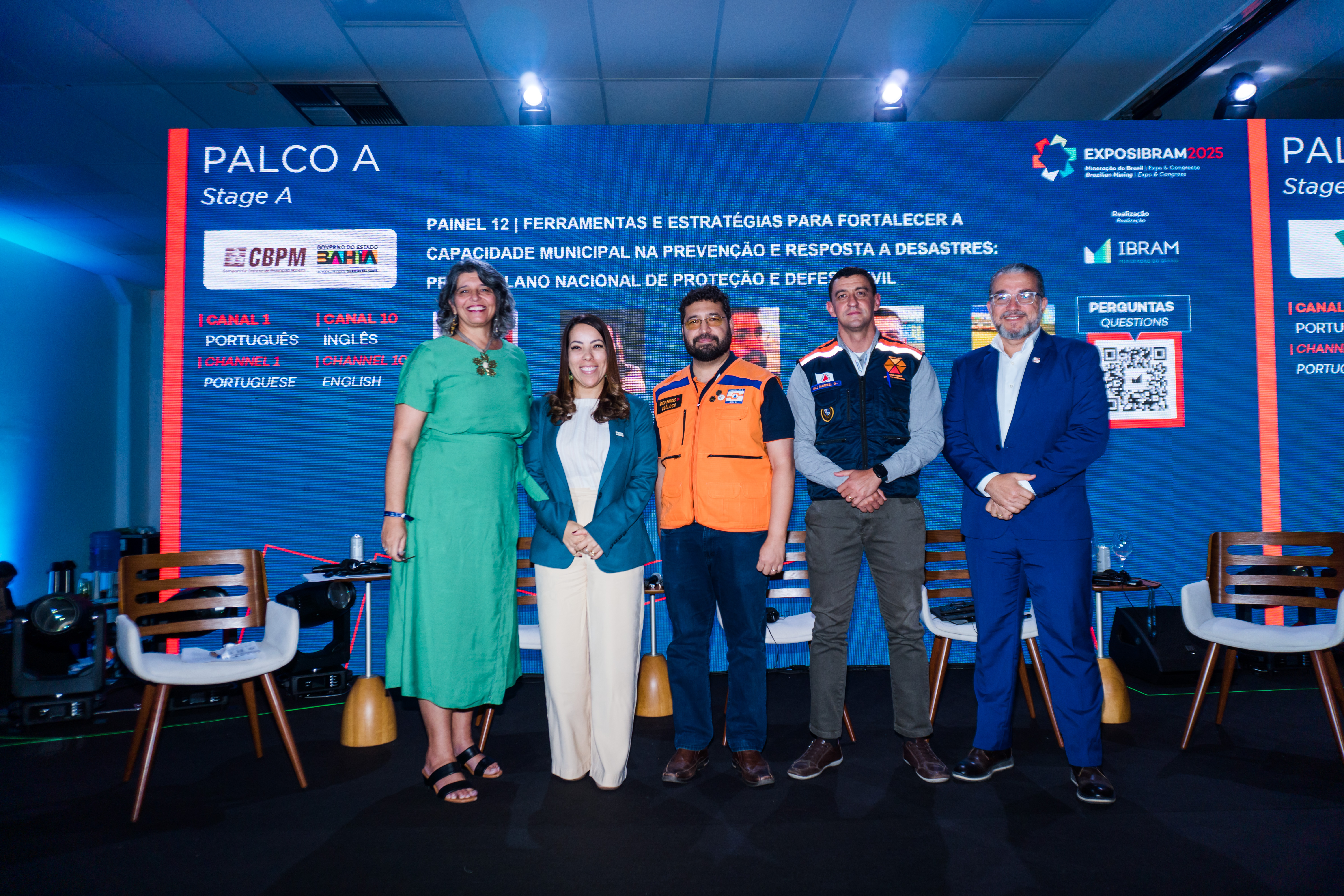 Painel da EXPOSIBRAM 2025 destaca estratégias e ferramentas para fortalecer a gestão municipal na prevenção de desastres