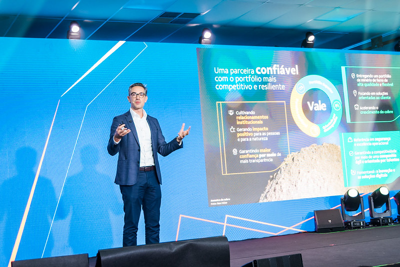 Gustavo Pimenta destaca transformação da Vale e provoca reflexão sobre o futuro da mineração na EXPOSIBRAM 2025